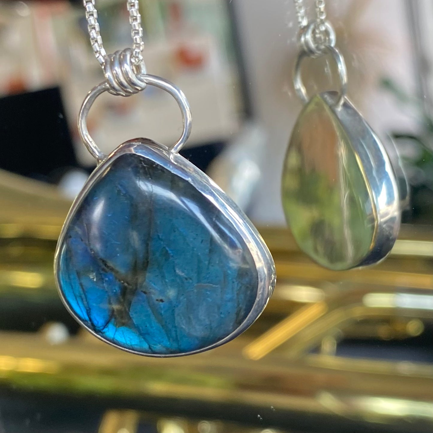 Labradorite Pick Pendant