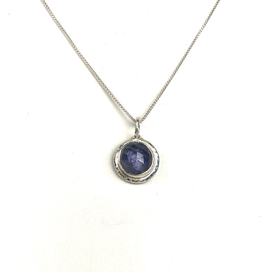 Iolite Sparkle Pendant