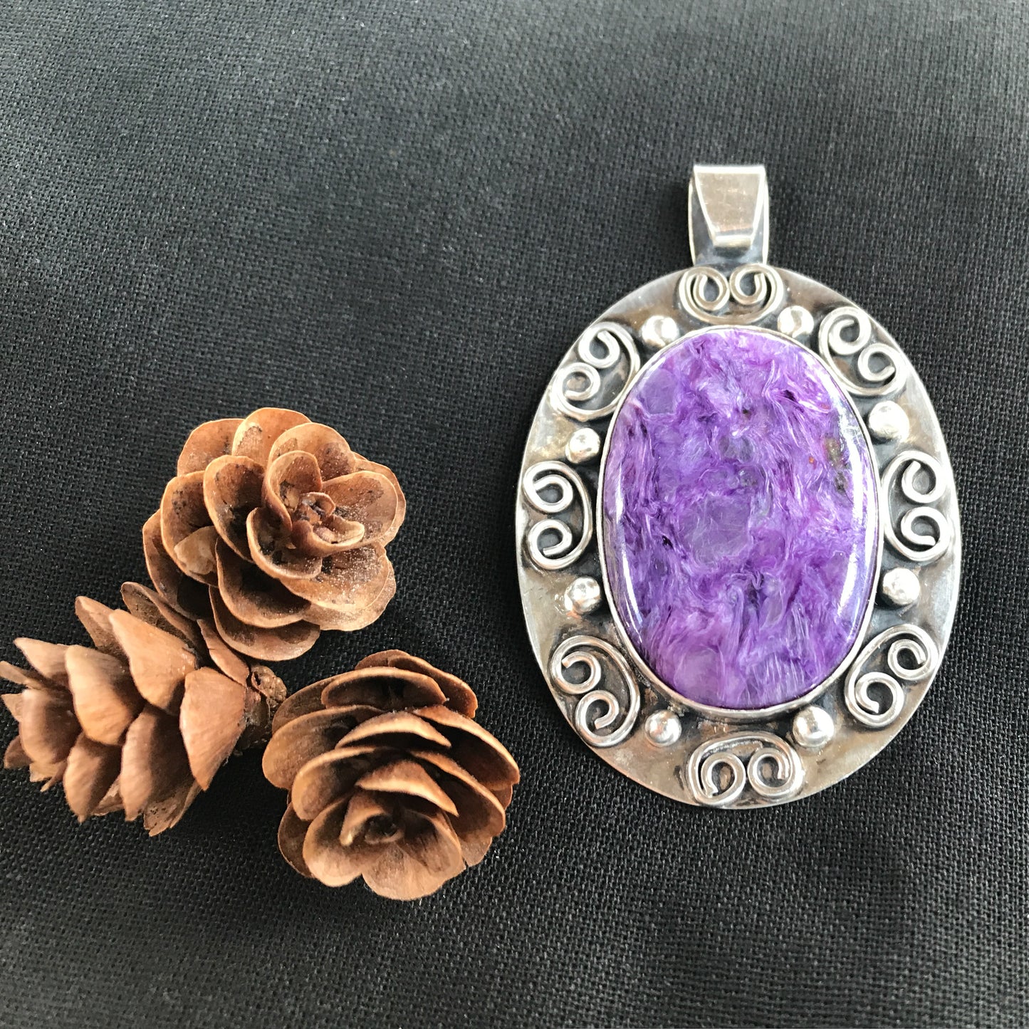 Purple Charoite Pendant