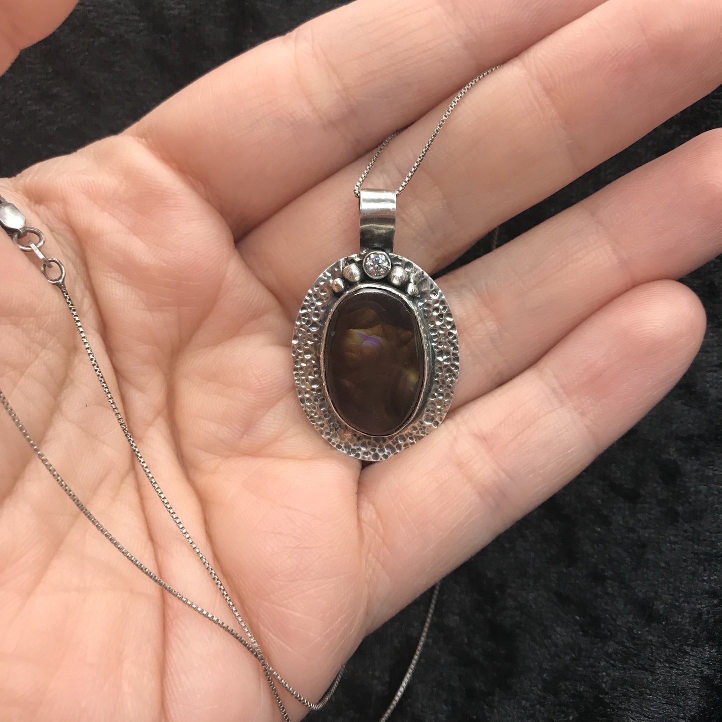 Fire Agate Pendant