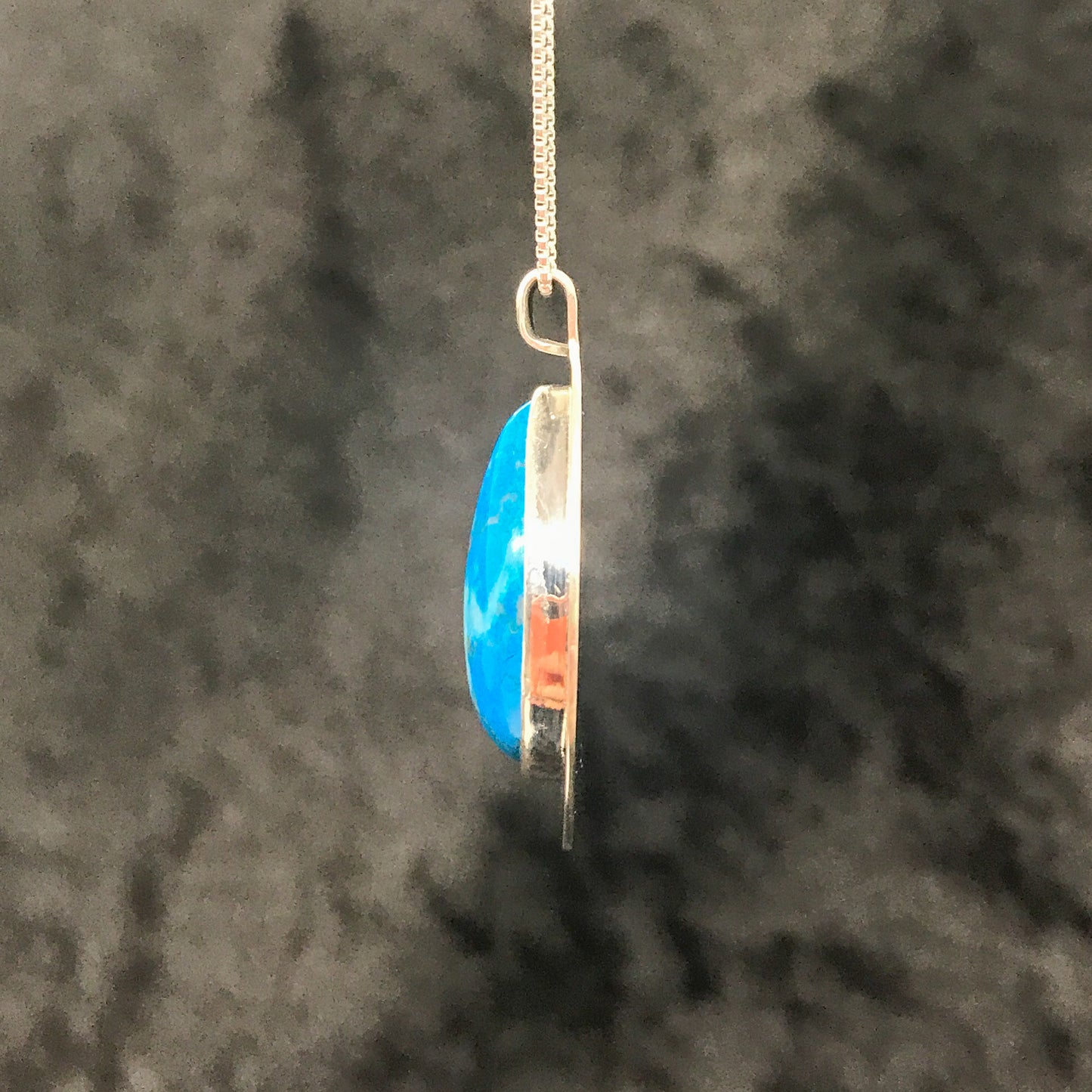 "Turquoise" teardrop pendant