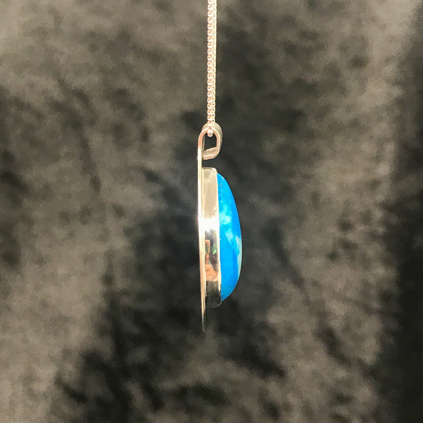 "Turquoise" teardrop pendant