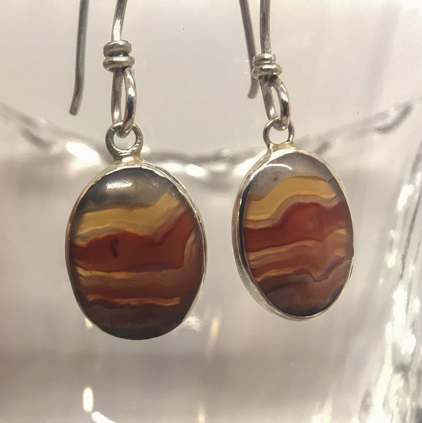 Lake Superior Agate Earrings