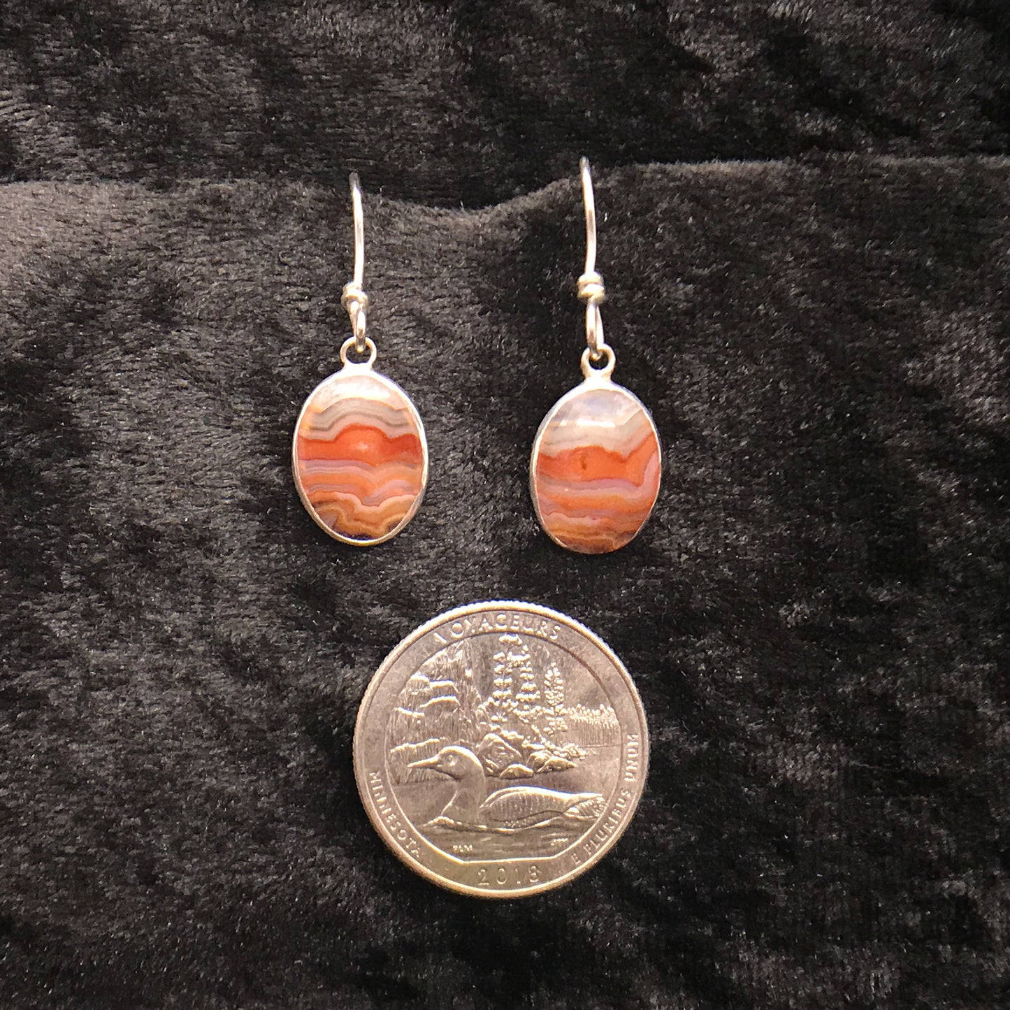 Lake Superior Agate Earrings